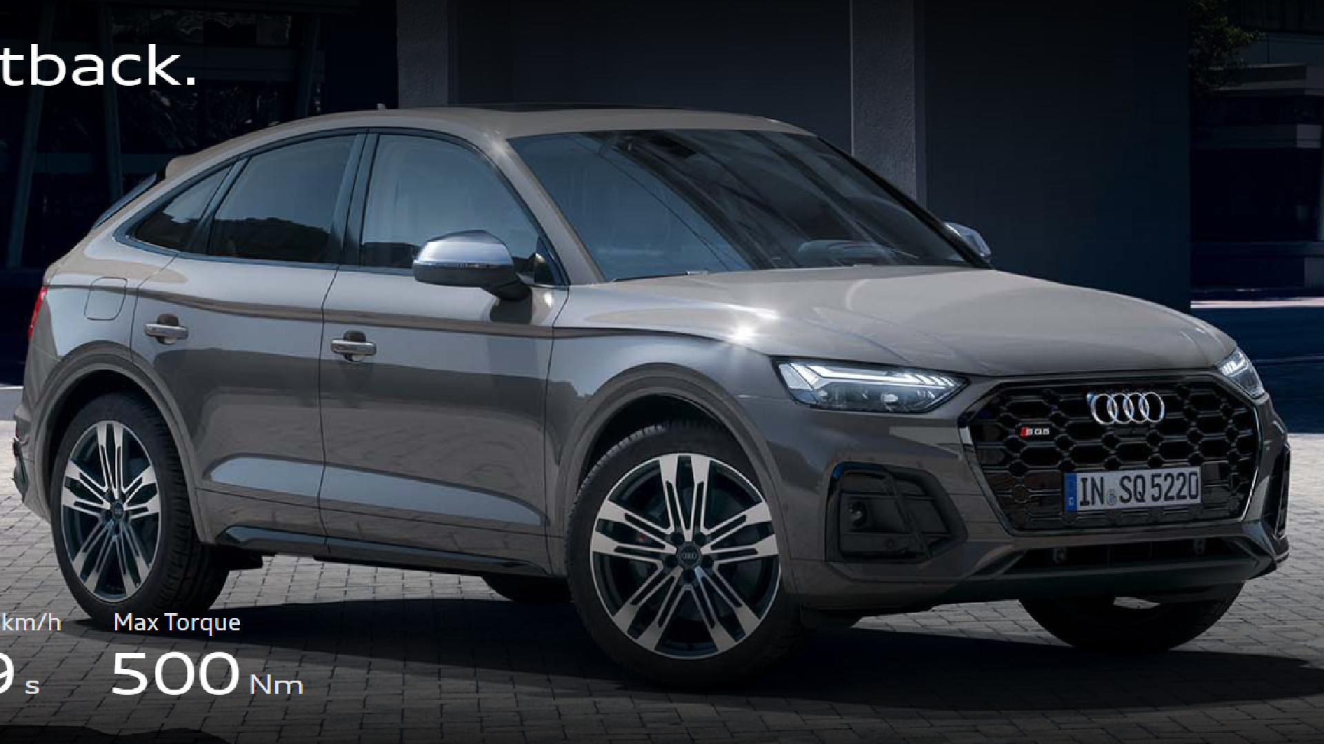 SQ5 Sportback. Power play.